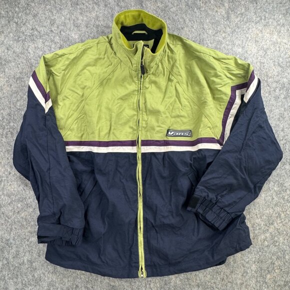 Vans Other - Vintage Vans Mens Snowboard Jacket XL Lime Navy 90s Colorblock